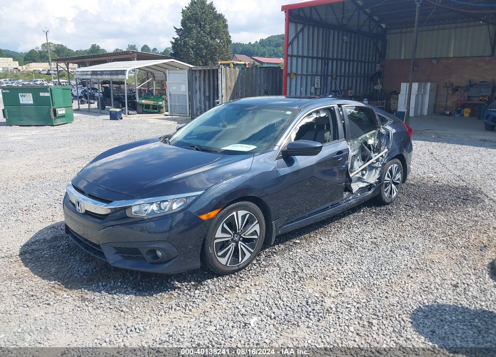 2018 HONDA CIVIC EX-T VIN: JHMFC1F3XJX023415