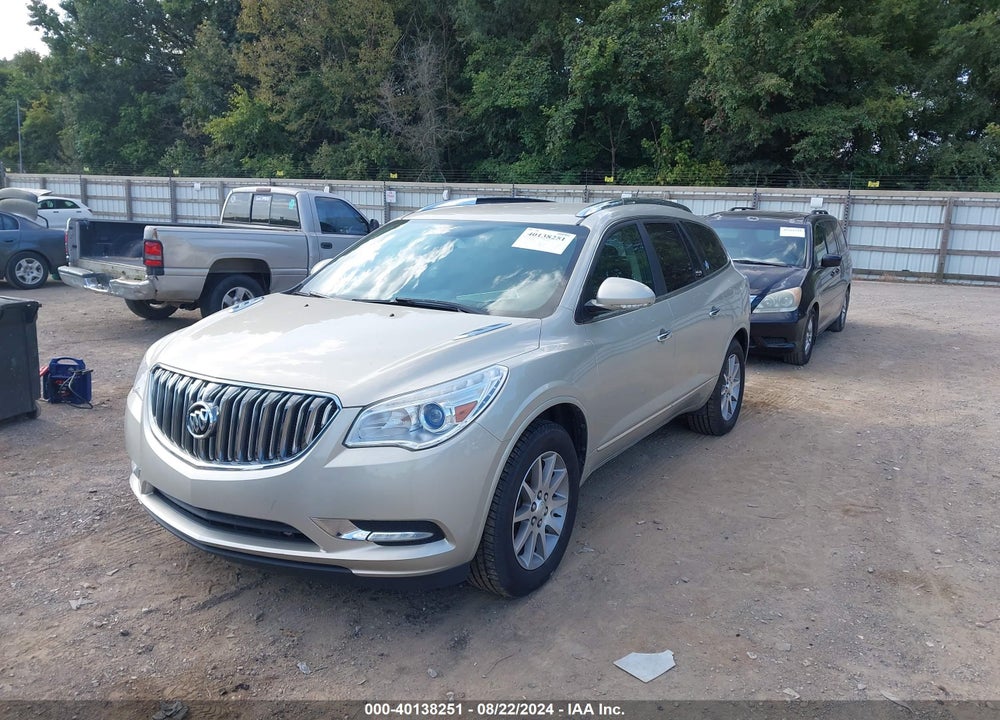 2016 BUICK ENCLAVE LEATHER VIN: 5GAKVBKD6GJ230086
