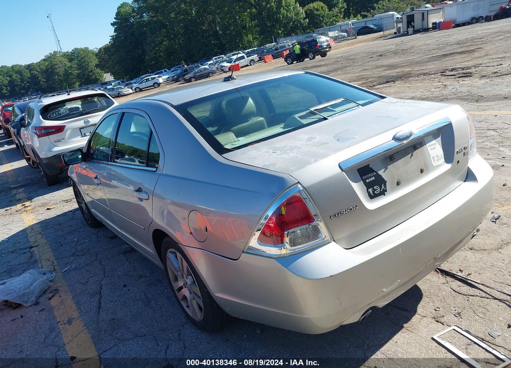 2007 FORD FUSION SEL VIN: 3FAHP02157R195274