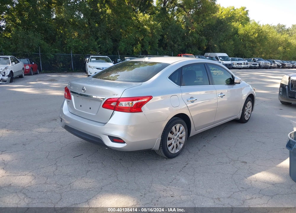 2016 NISSAN SENTRA SV VIN: 3N1AB7AP4GY305586