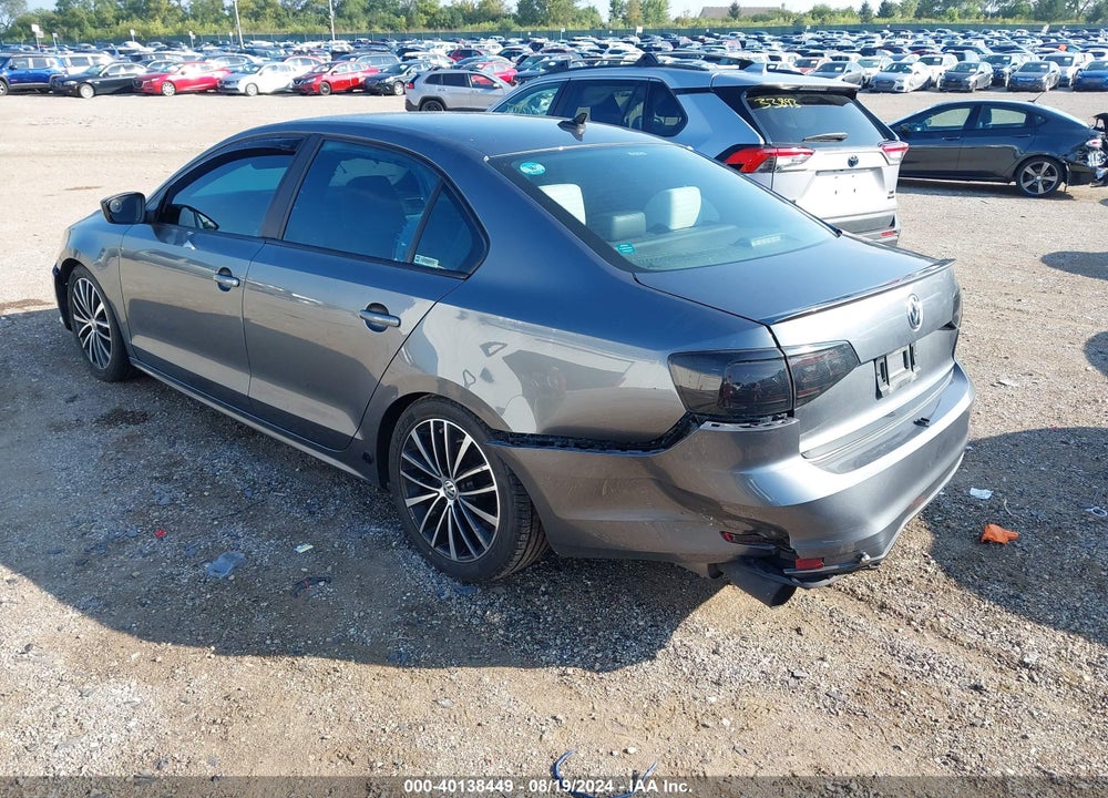2016 VOLKSWAGEN JETTA 1.8T SPORT VIN: 3VWD17AJ3GM407152