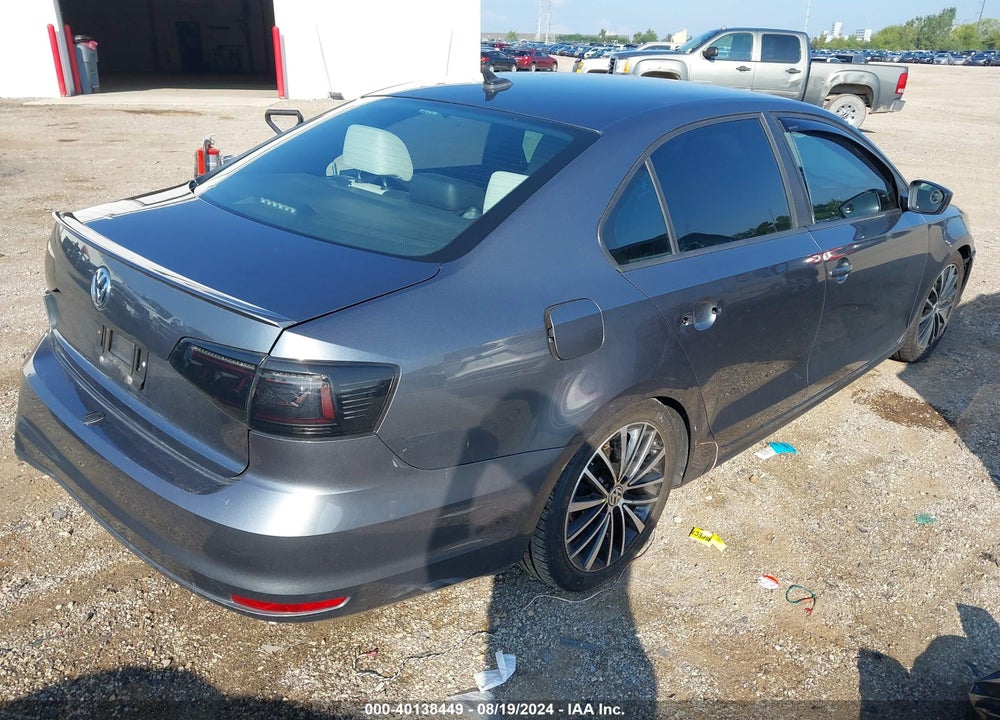 2016 VOLKSWAGEN JETTA 1.8T SPORT VIN: 3VWD17AJ3GM407152