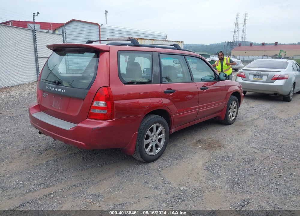 2005 SUBARU FORESTER 2.5XS VIN: JF1SG65625H754326