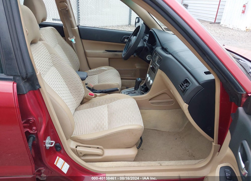 2005 SUBARU FORESTER 2.5XS VIN: JF1SG65625H754326