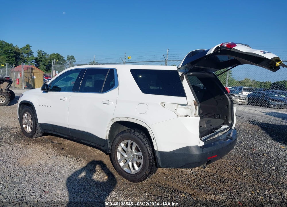 2019 CHEVROLET TRAVERSE LS VIN: 1GNEVFKW2KJ265101