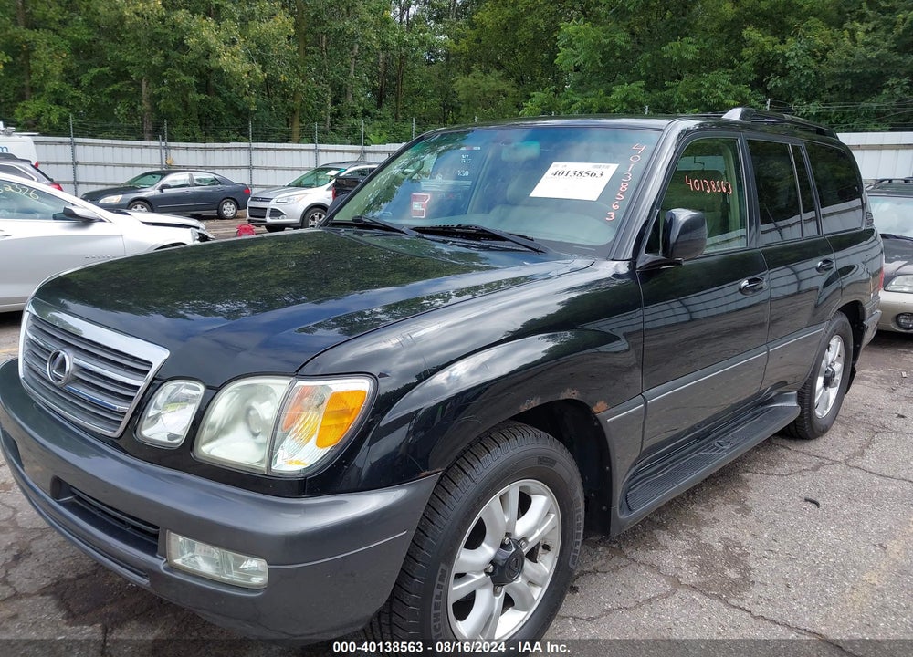 2005 LEXUS LX 470 VIN: JTJHT00W953553862