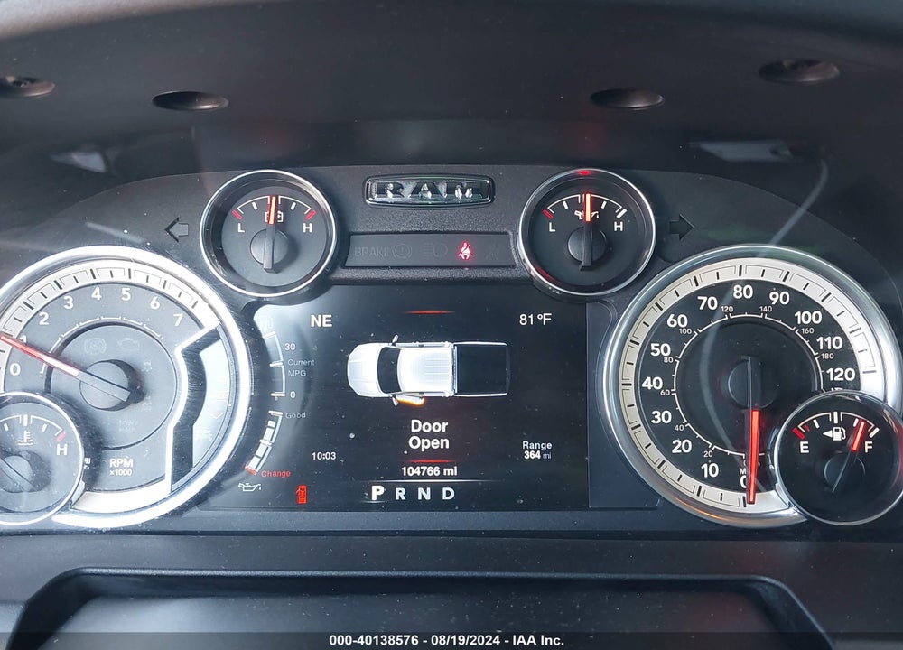 2013 RAM 1500 BIG HORN VIN: 1C6RR7GT7DS572819