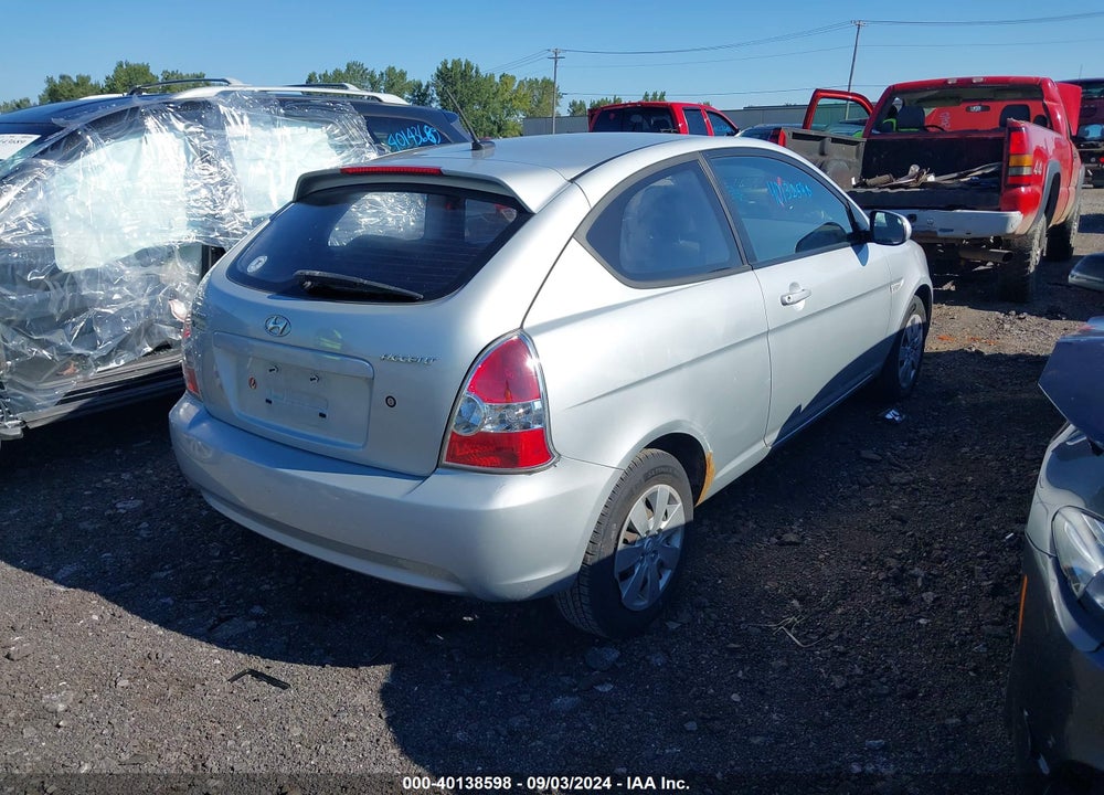 2010 HYUNDAI ACCENT GS VIN: KMHCM3AC9AU166261