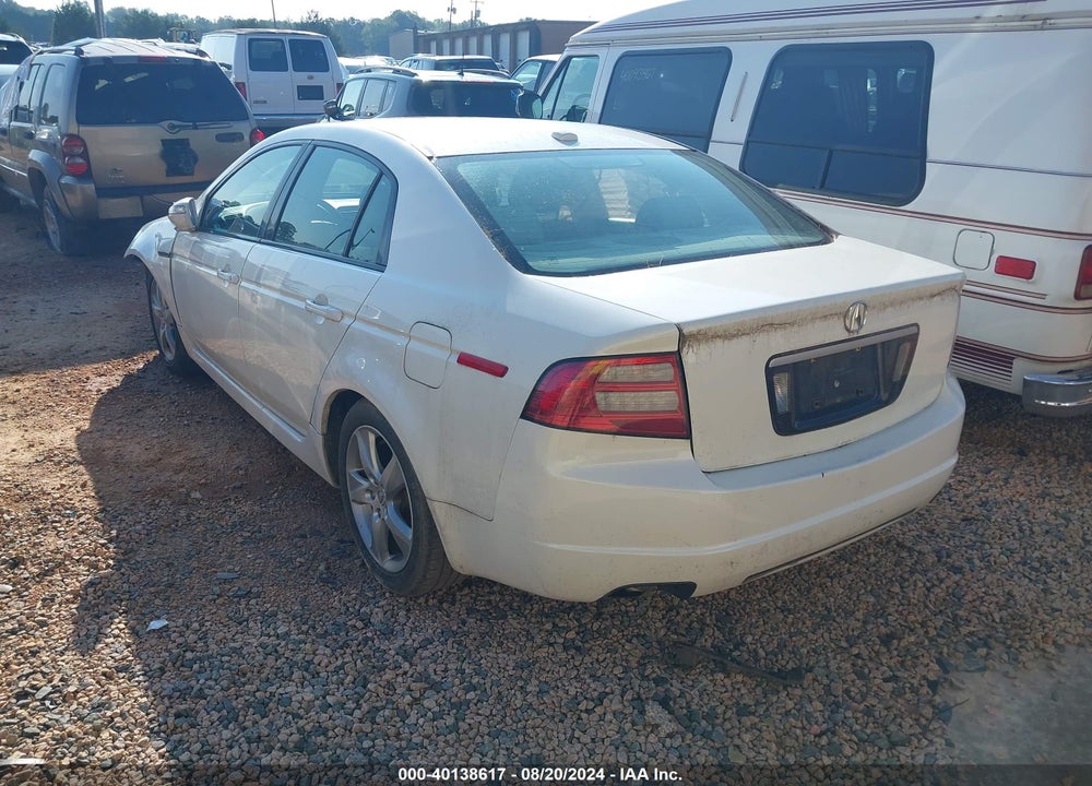2008 ACURA TL 3.2 VIN: 19UUA66238A040297
