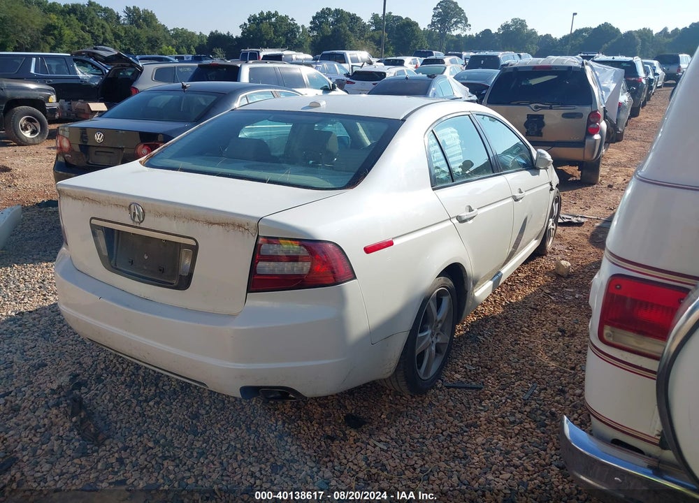 2008 ACURA TL 3.2 VIN: 19UUA66238A040297