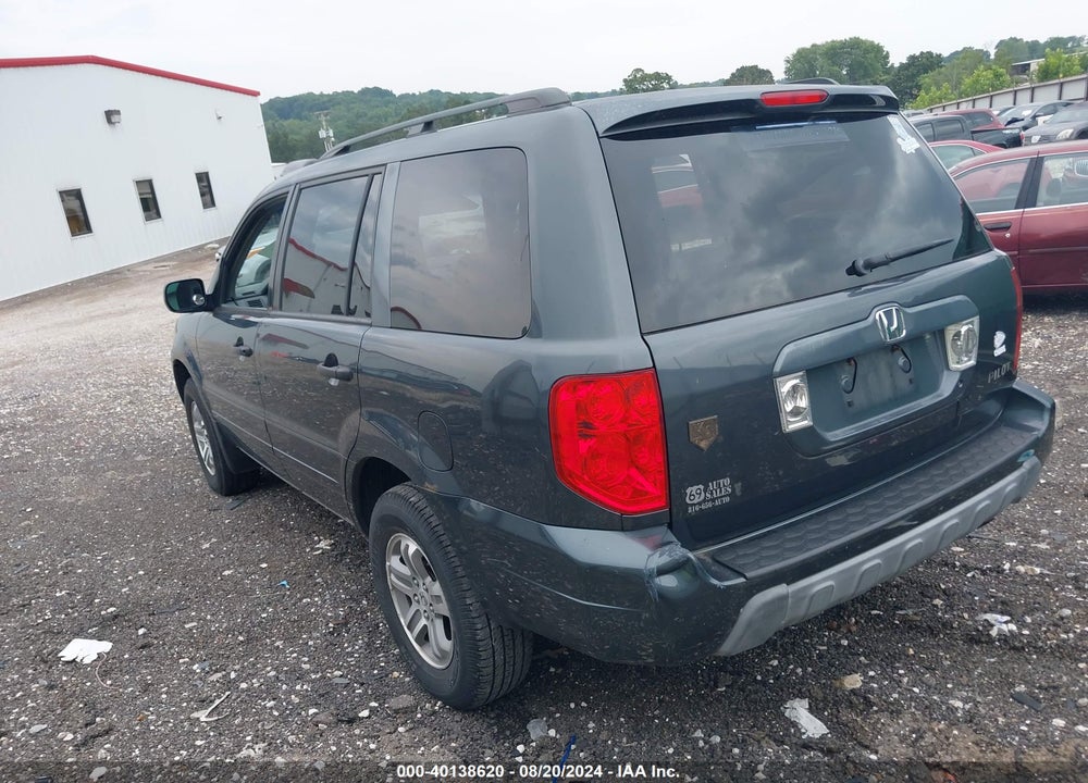 2005 HONDA PILOT EX-L VIN: 2HKYF18545H517318