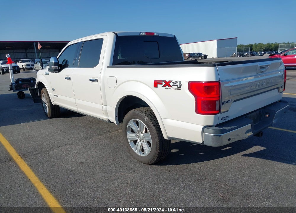 2018 FORD F-150 KING RANCH VIN: 1FTFW1E14JFD93385