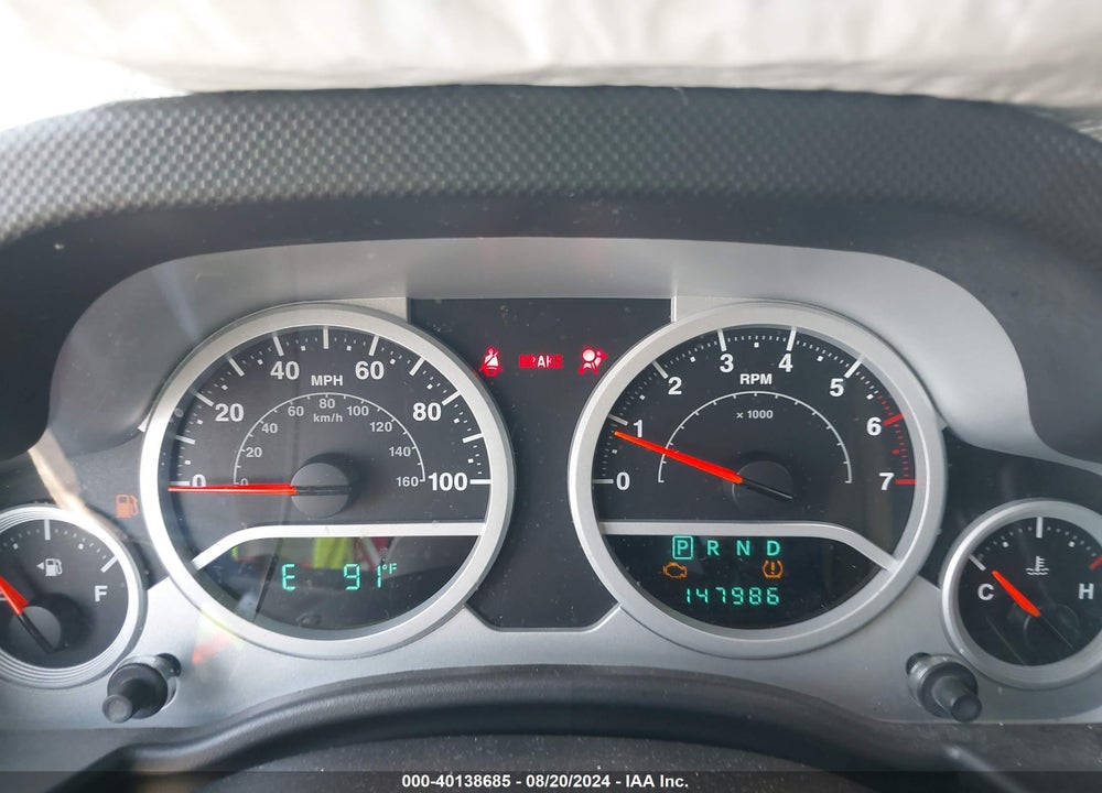 2010 JEEP WRANGLER UNLIMITED SPORT VIN: 1J4HA3H11AL212057