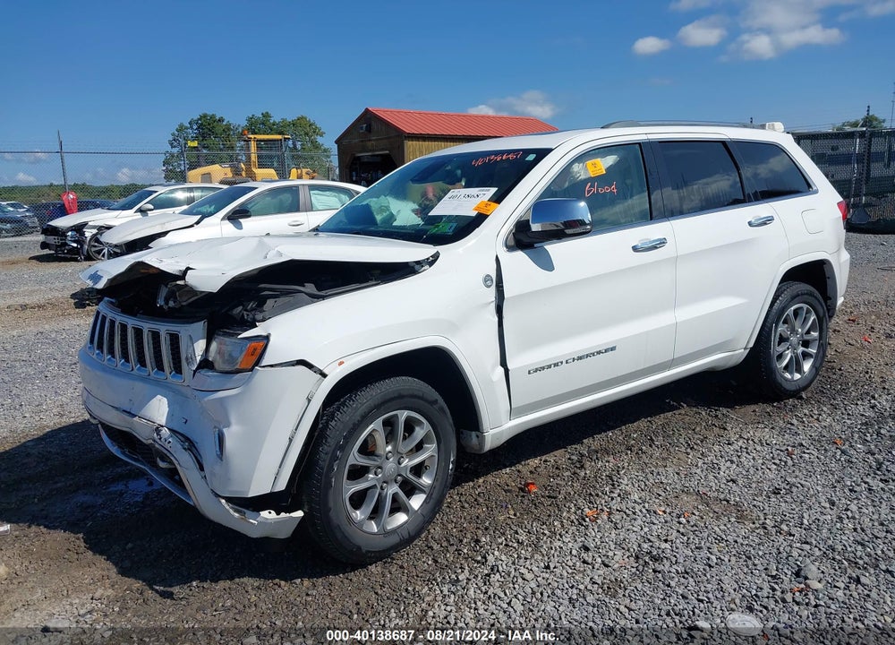 2014 JEEP GRAND CHEROKEE OVERLAND VIN: 1C4RJFCG5EC221227