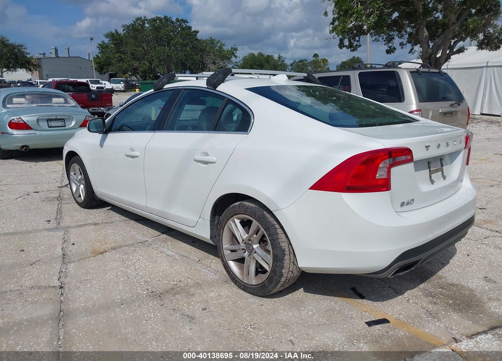 2014 VOLVO S60 T5 VIN: YV1612FS4E2274772