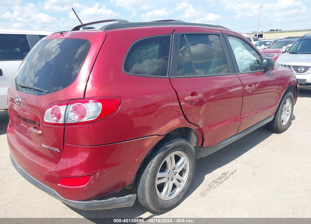 2010 HYUNDAI SANTA FE GLS VIN: 5NMSG3AB9AH404230