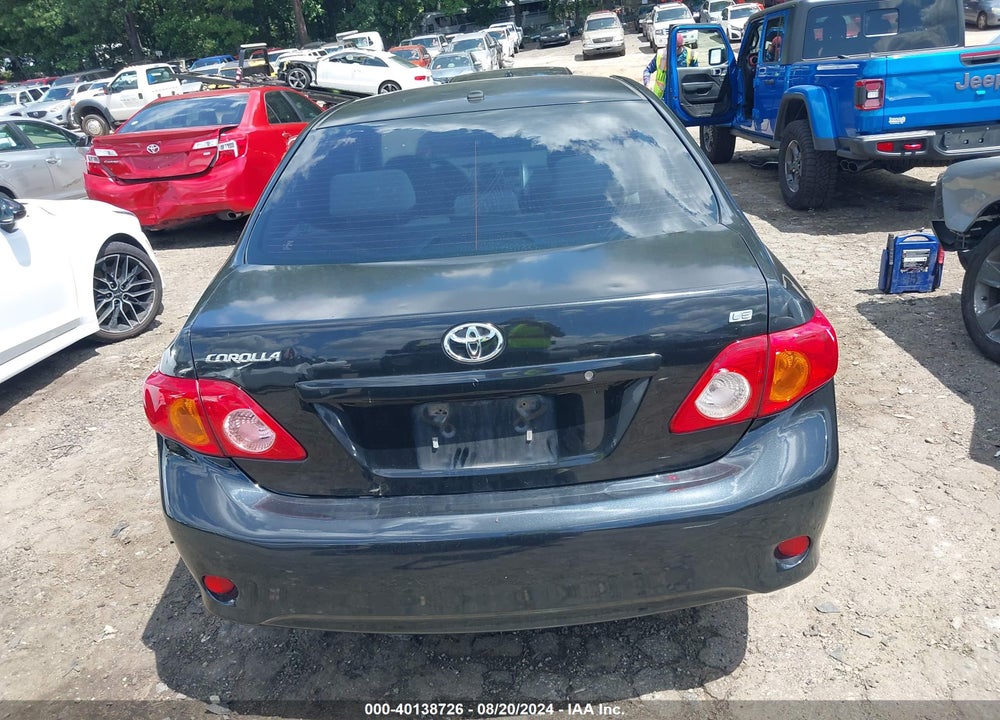 2009 TOYOTA COROLLA LE VIN: JTDBL40E999066185