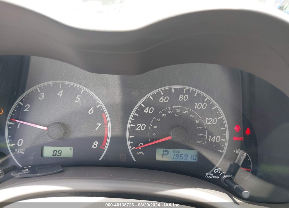 2009 TOYOTA COROLLA LE VIN: JTDBL40E999066185