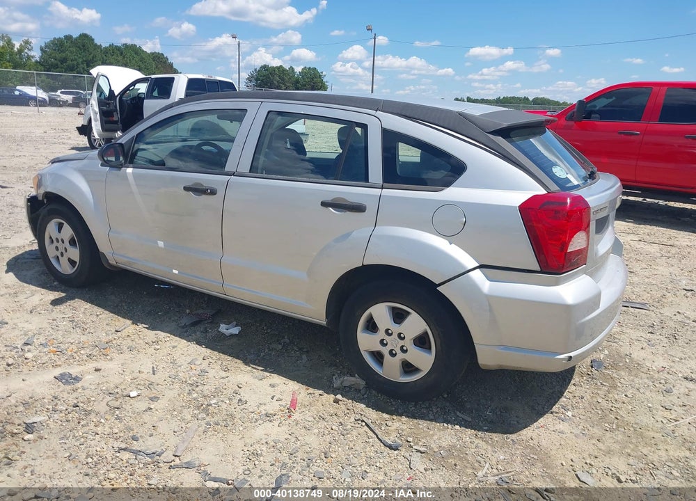 2007 DODGE CALIBER VIN: 1B3HB28B47D506952