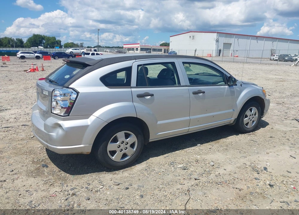2007 DODGE CALIBER VIN: 1B3HB28B47D506952