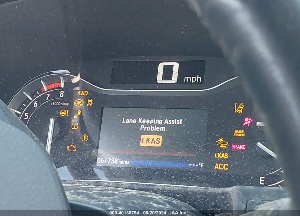 2019 HONDA RIDGELINE RTL-E VIN: 5FPYK3F72KB004565