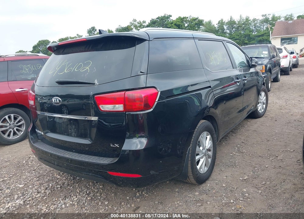 2016 KIA SEDONA LX VIN: KNDMB5C17G6168402
