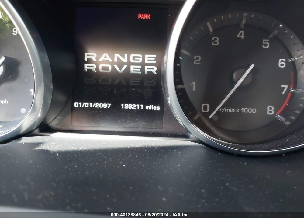 2013 LAND ROVER RANGE ROVER EVOQUE PURE VIN: SALVP2BG0DH838195