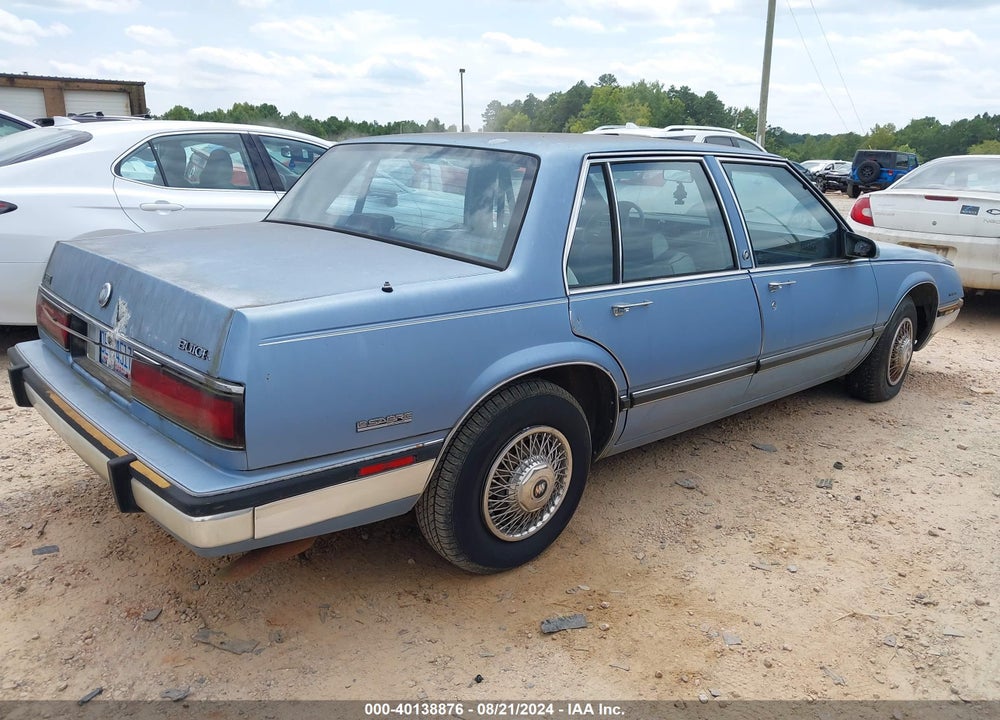 1989 BUICK LESABRE CUSTOM VIN: 1G4HP54C4KH425432