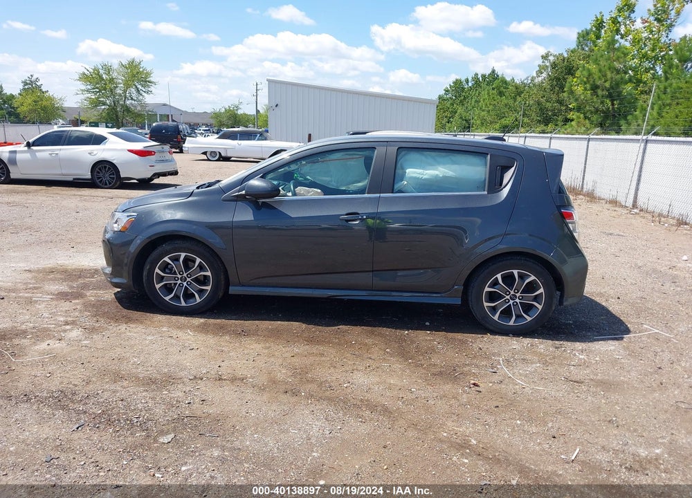 2018 CHEVROLET SONIC VIN: 1G1JD6SH4J4124516