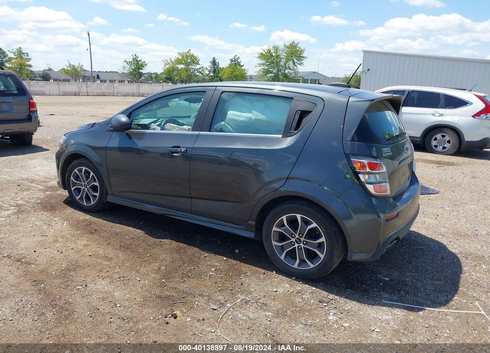 2018 CHEVROLET SONIC VIN: 1G1JD6SH4J4124516