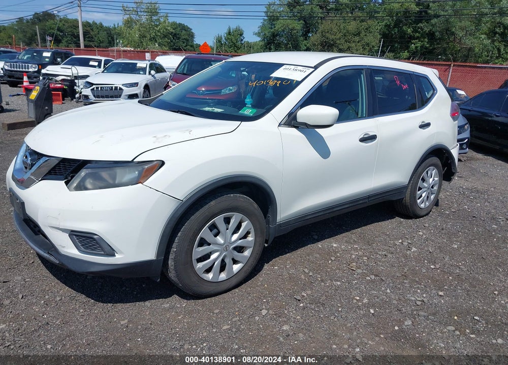 2016 NISSAN ROGUE S VIN: 5N1AT2MV9GC889396