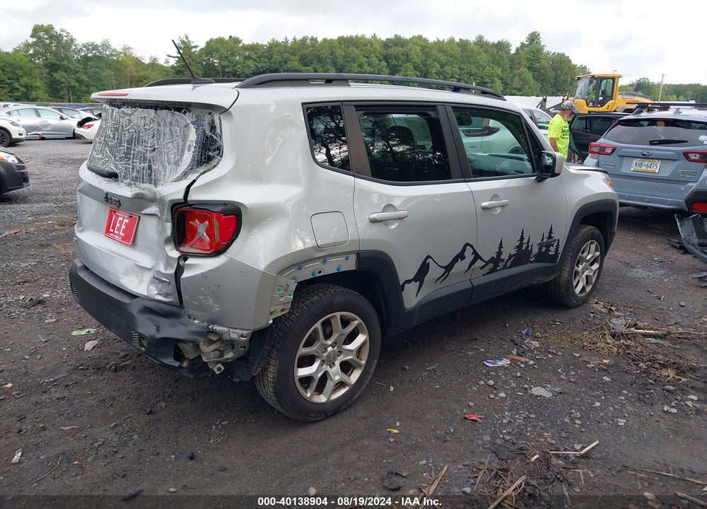2015 JEEP RENEGADE LATITUDE VIN: ZACCJBBT8FPB93577