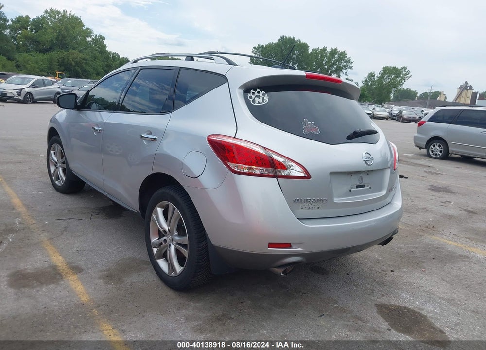 2013 NISSAN MURANO LE VIN: JN8AZ1MW9DW300321