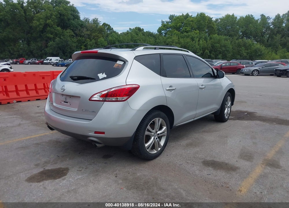 2013 NISSAN MURANO LE VIN: JN8AZ1MW9DW300321