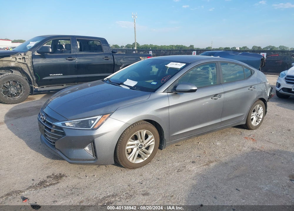 2019 HYUNDAI ELANTRA SEL VIN: KMHD84LF4KU878488