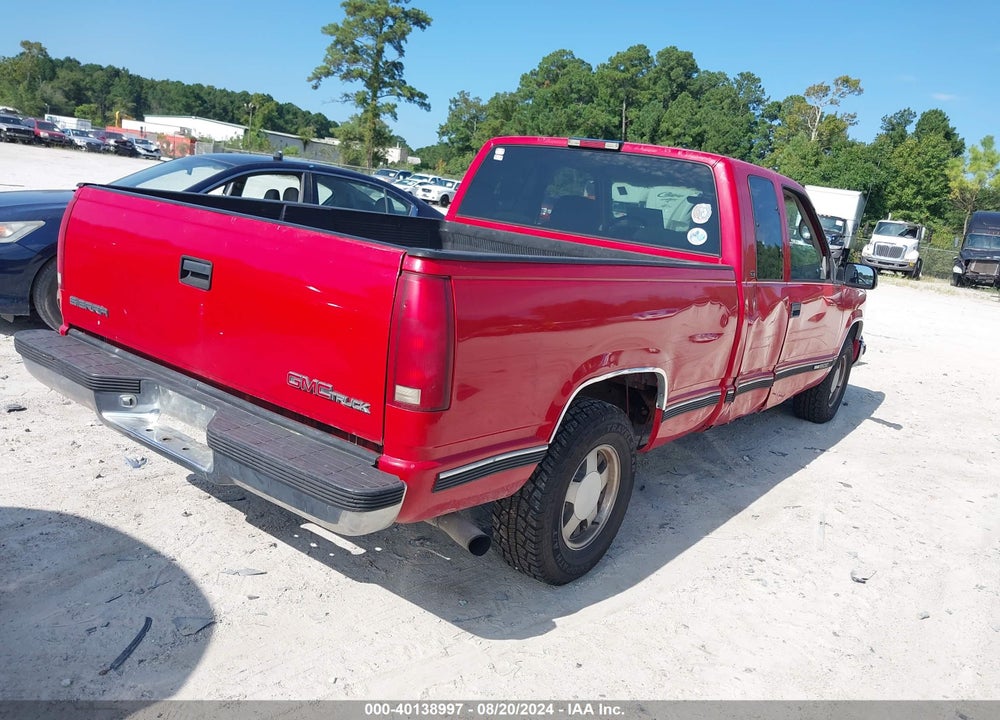 1997 GMC SIERRA 1500 SL WIDESIDE VIN: 2GTEC19M9V1547630