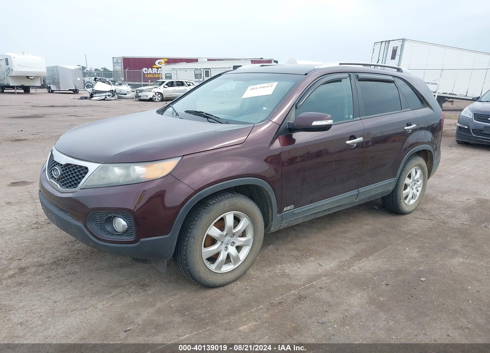 2012 KIA SORENTO LX VIN: 5XYKTDA69CG219886