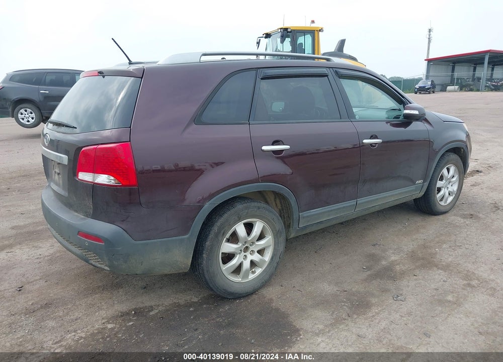 2012 KIA SORENTO LX VIN: 5XYKTDA69CG219886