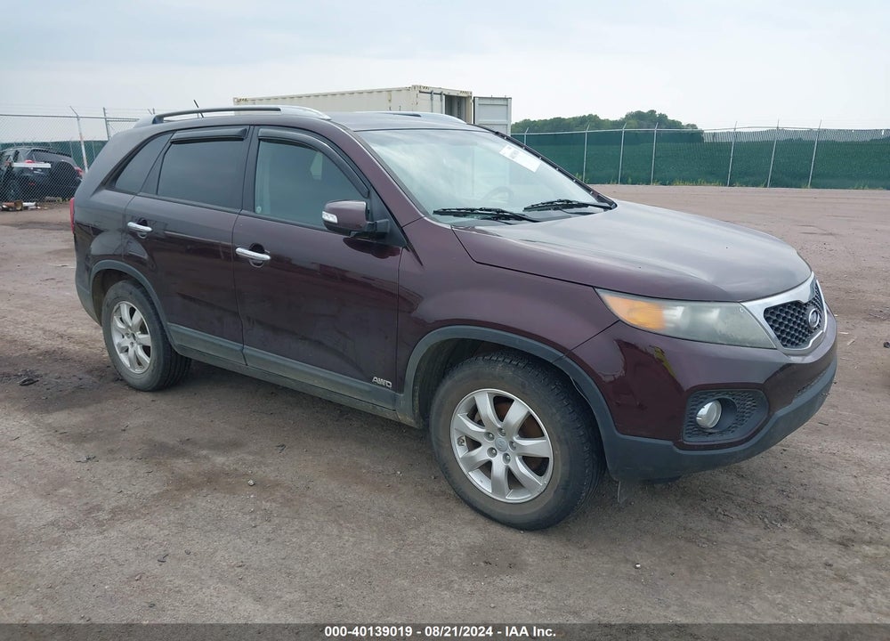 2012 KIA SORENTO LX VIN: 5XYKTDA69CG219886