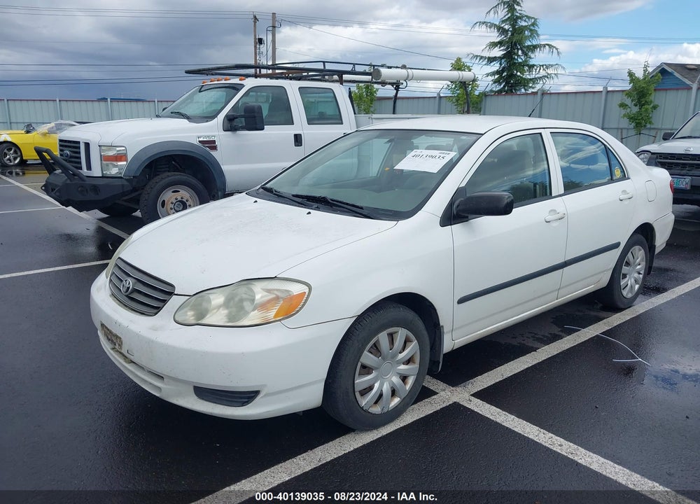 2003 TOYOTA COROLLA CE VIN: JTDBR32E530044119