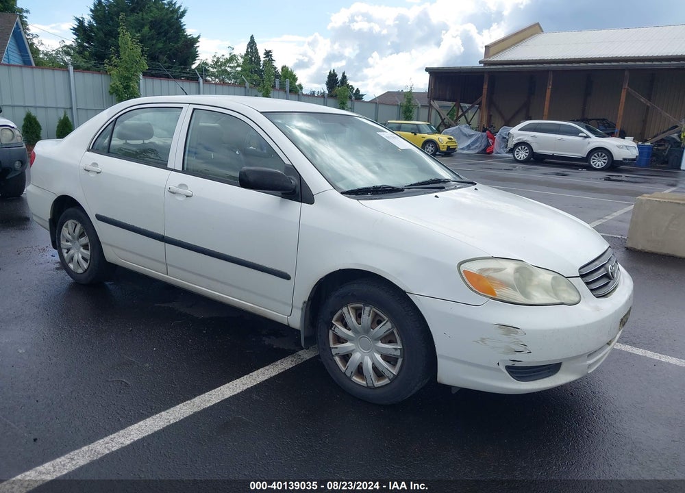 2003 TOYOTA COROLLA CE VIN: JTDBR32E530044119