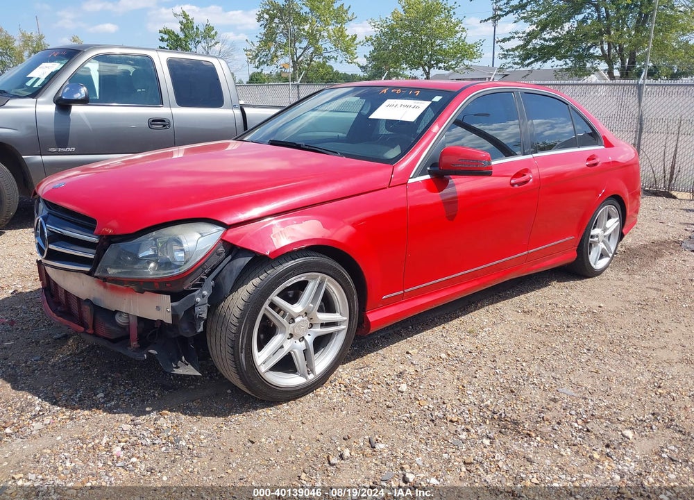 2014 MERCEDES-BENZ C 250 LUXURY/SPORT VIN: WDDGF4HB2EA959529