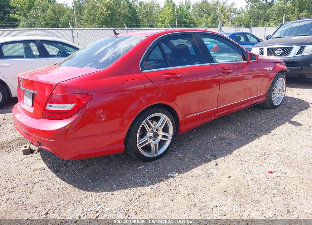 2014 MERCEDES-BENZ C 250 LUXURY/SPORT VIN: WDDGF4HB2EA959529
