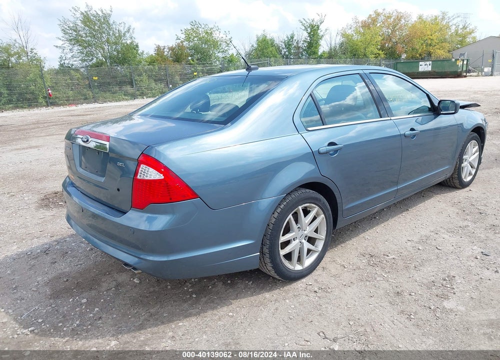 2012 FORD FUSION SEL VIN: 3FAHP0JA3CR309817