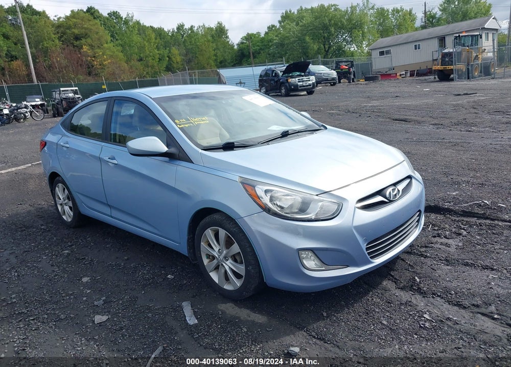2012 HYUNDAI ACCENT GLS VIN: KMHCU4AE2CU167584
