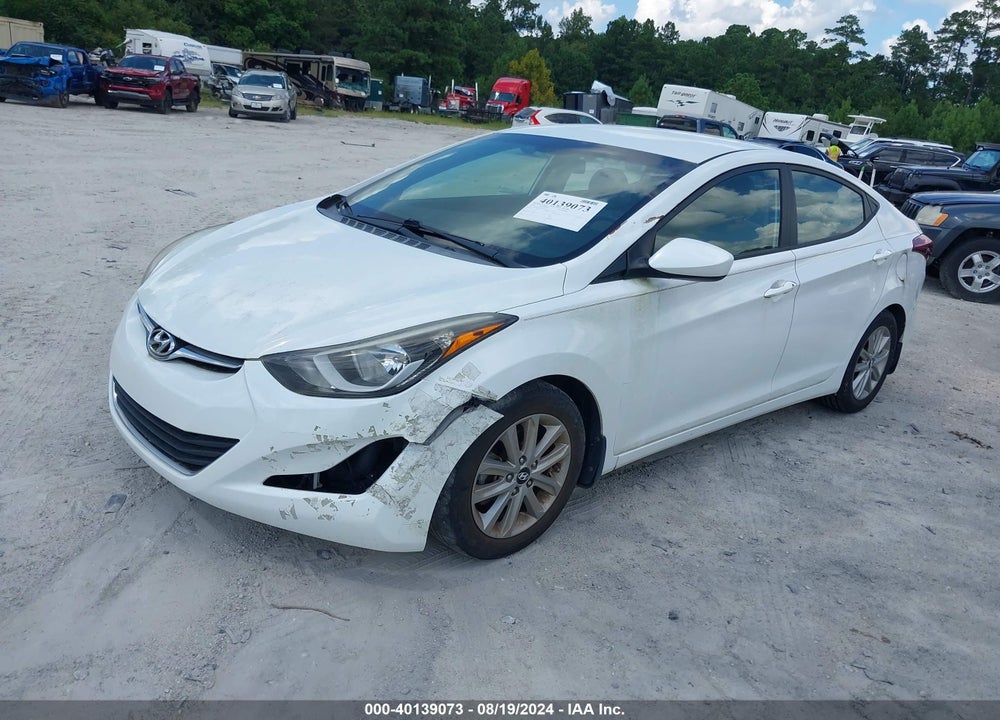2016 HYUNDAI ELANTRA SE VIN: 5NPDH4AE2GH781323