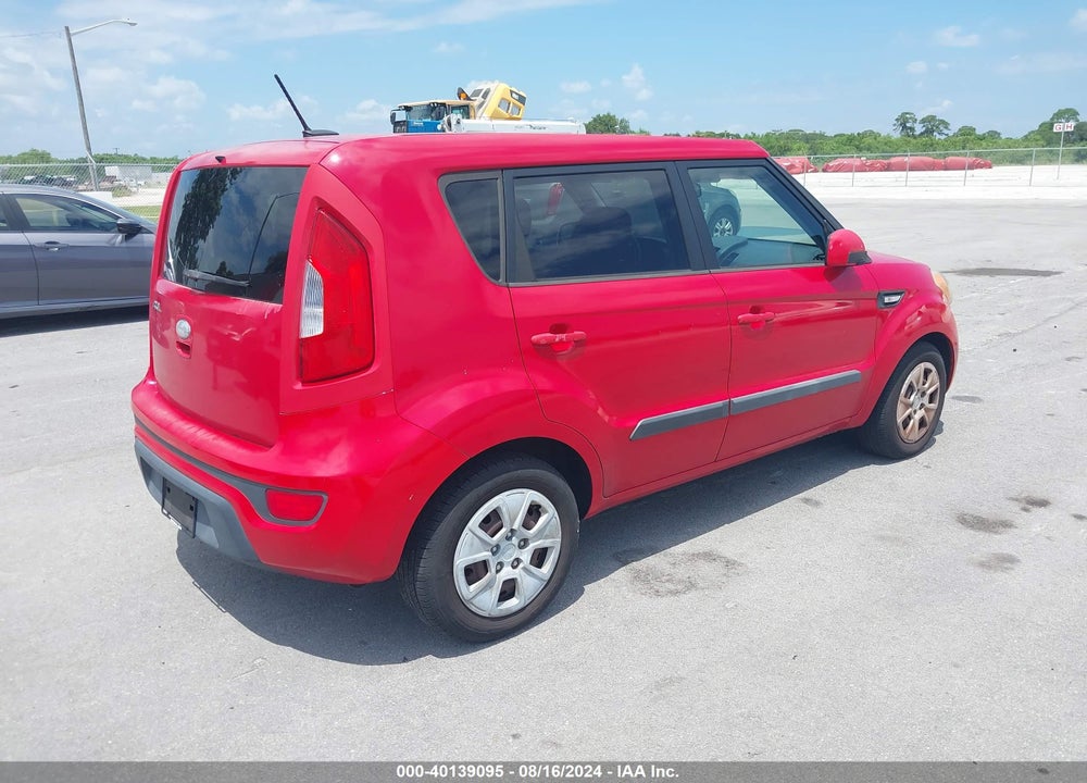 2013 KIA SOUL VIN: KNDJT2A5XD7592019