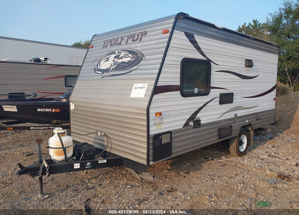 2015 FOREST RIVER WOLF PU 16FB VIN: 4X4TCK611FK026968