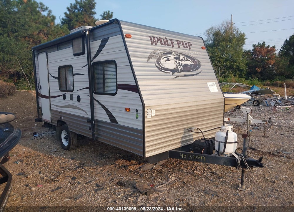 2015 FOREST RIVER WOLF PU 16FB VIN: 4X4TCK611FK026968