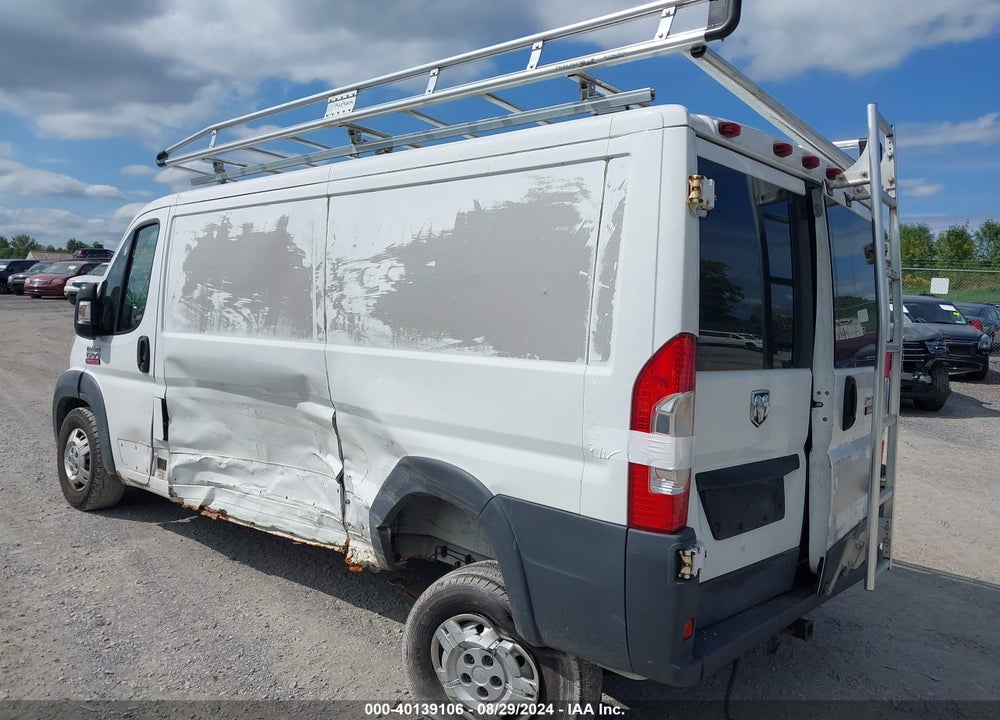 2016 RAM PROMASTER 1500 LOW ROOF VIN: 3C6TRVAG6GE117943